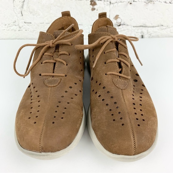 Josef Seibel Malena 09 Perforated Sneakers Castagne Leather Like New 39 - Picture 4 of 14